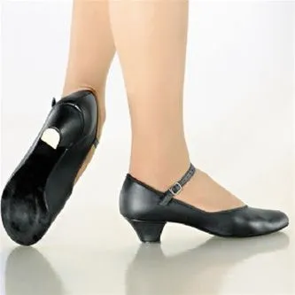 1.25" Meredith -- Mary Jane Ballroom Shoe -- Black Pastel tone