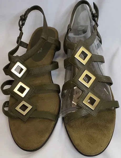 Drive Mood 1.5" Atrium -- Women's Wedge Sling Sandal -- Green