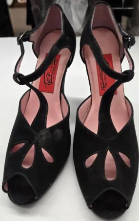Pearl Shine 3.5" Malena V -- Women's Tango Shoes -- Black