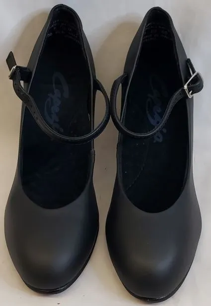 Molded Insole 3" Roxanne -- Women's Instep Strap Character Shoe -- Black