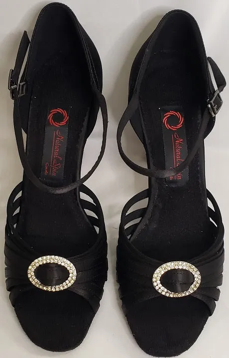 Light Step 3" Stephanie -- Flare Heel Rhinestone Latin Sandal