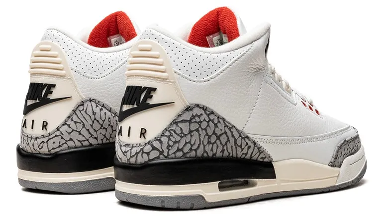 Jordan 3 Retro White Cement Reimagined (GS) Waterproof Travel Light