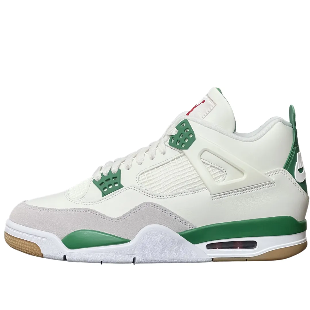 Nike Air Jordan 4 SB Pine Green World Step Reinforced Seams