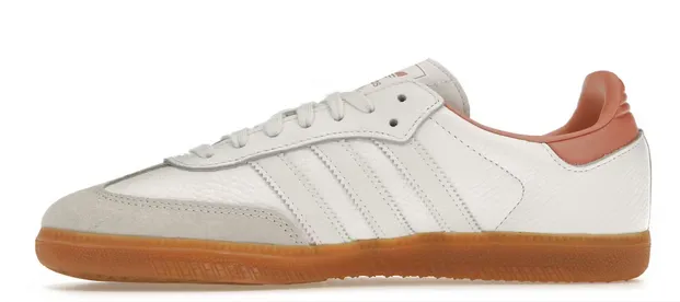 adidas Samba OG White Wonder Clay Gum (Women's) Hero Edge Street Glow
