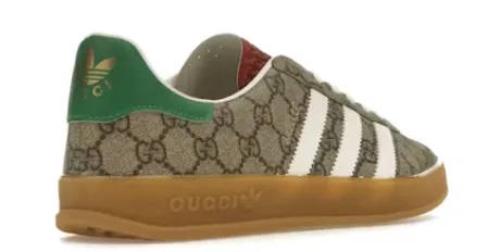 adidas x Gucci Gazelle Beige GG Monogram Daily Comfort Modern Bold