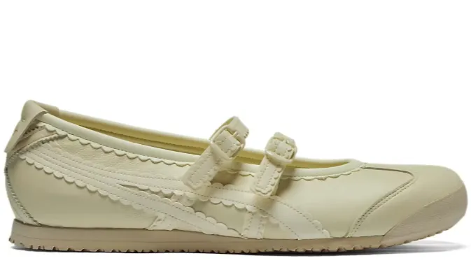 Ventilated Mesh Cold Weather Lift Up Onitsuka Tiger Mexico 66 TGRS Ivory Cream (Women's)