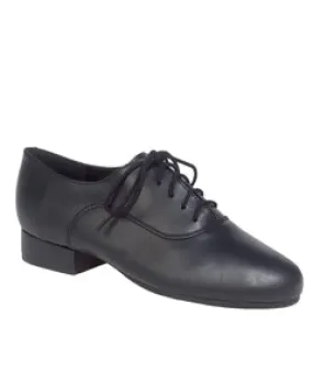 Comfortable Step Chic Leather Style Matthew -- Men's Character Oxford -- Black