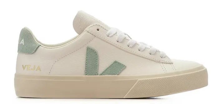 Grip Strong Veja Campo Low Chromefree Leather White Matcha (W)