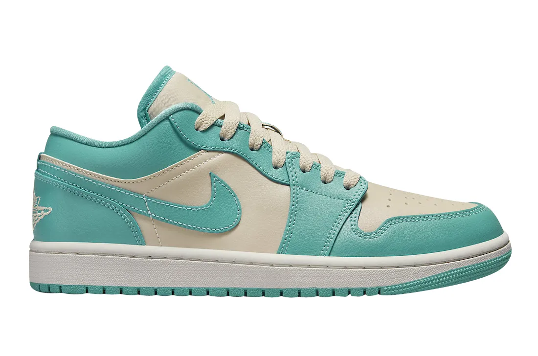Air Jordan 1 Low Tropical Teal (W) Clean Step