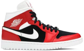 Weekend Casual Arch Support Health Focused Air Jordan 1 Mid Gym Red Black (W)
