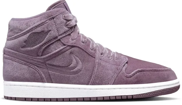 Air Jordan 1 Mid SE Purple Velvet (W) Easy Wear Mom Fit