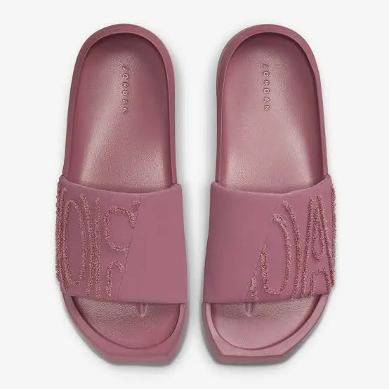 Breathable Lining Air Jordan Nola Slides Light Mulberry