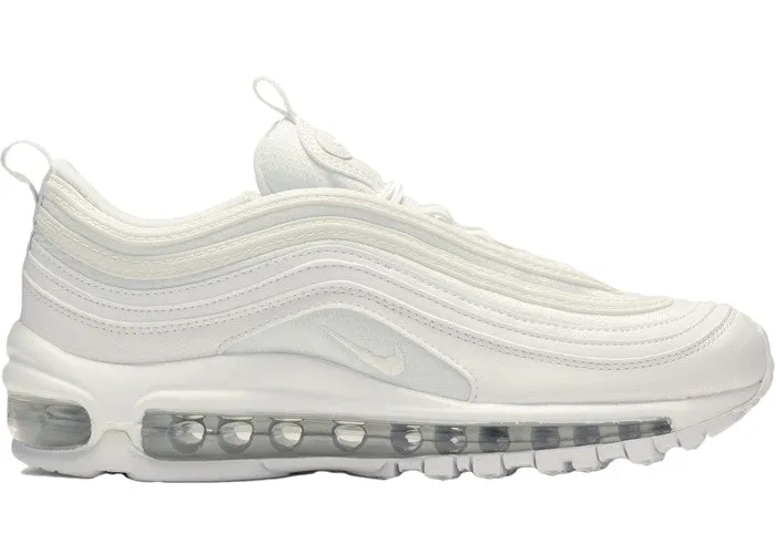 Air Max 97 White Metallic Silver (GS) Air Boost