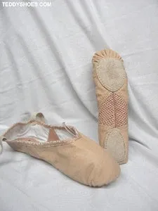 Airabesque Leather -- Split Sole Ballet -- Pink Marathon Fit