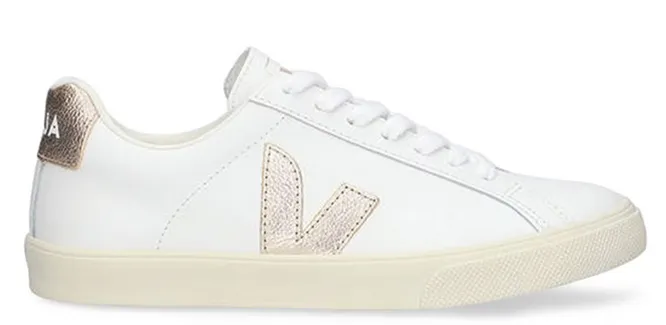 Veja Esplar Leather White Platine Queen Touch