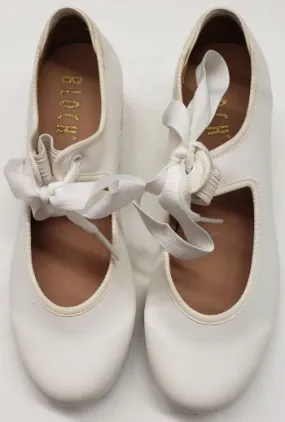 Annie Tyette Jr. -- Children's Tap Shoe -- White Office Smart