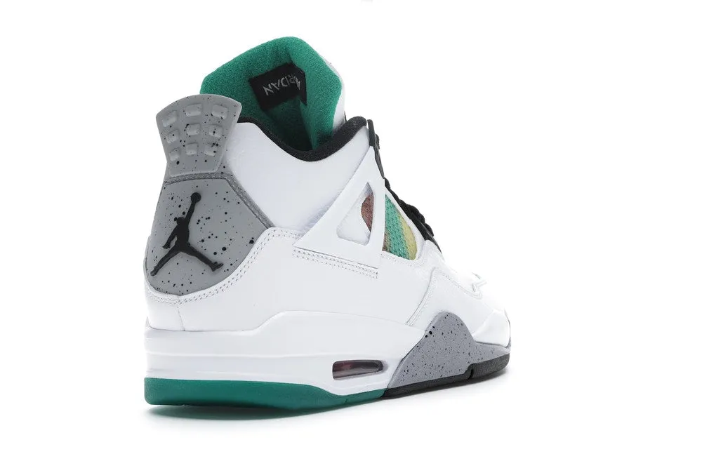 Autumn Tone Any Path Jordan 4 Retro Lucid Green Rasta (W)