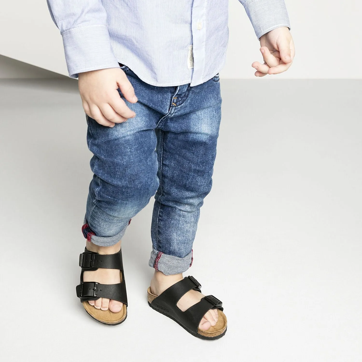 Arizona | Kids | Birko-Flor | Black Arch Cushion Kids' party shoes