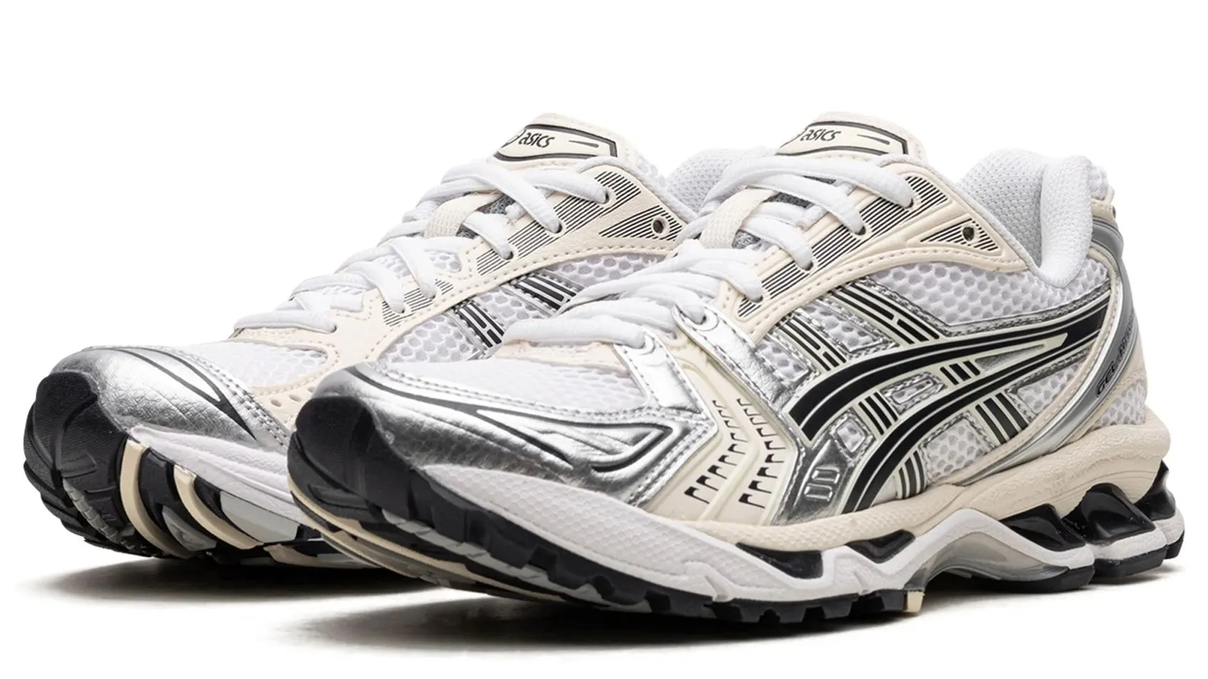 Everywhere Fit Celebrity Vibe ASICS Gel-Kayano 14 White Midnight (Women's)