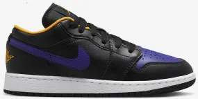 Zen Step synthetic leather The Air Jordan 1 Low GS "LAKERS"