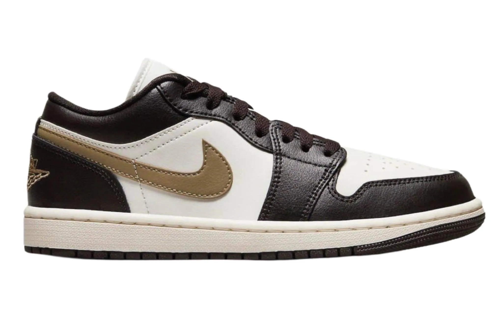 Air Jordan 1 Low Shadow Brown (W) Lightweight Form Casual Wear