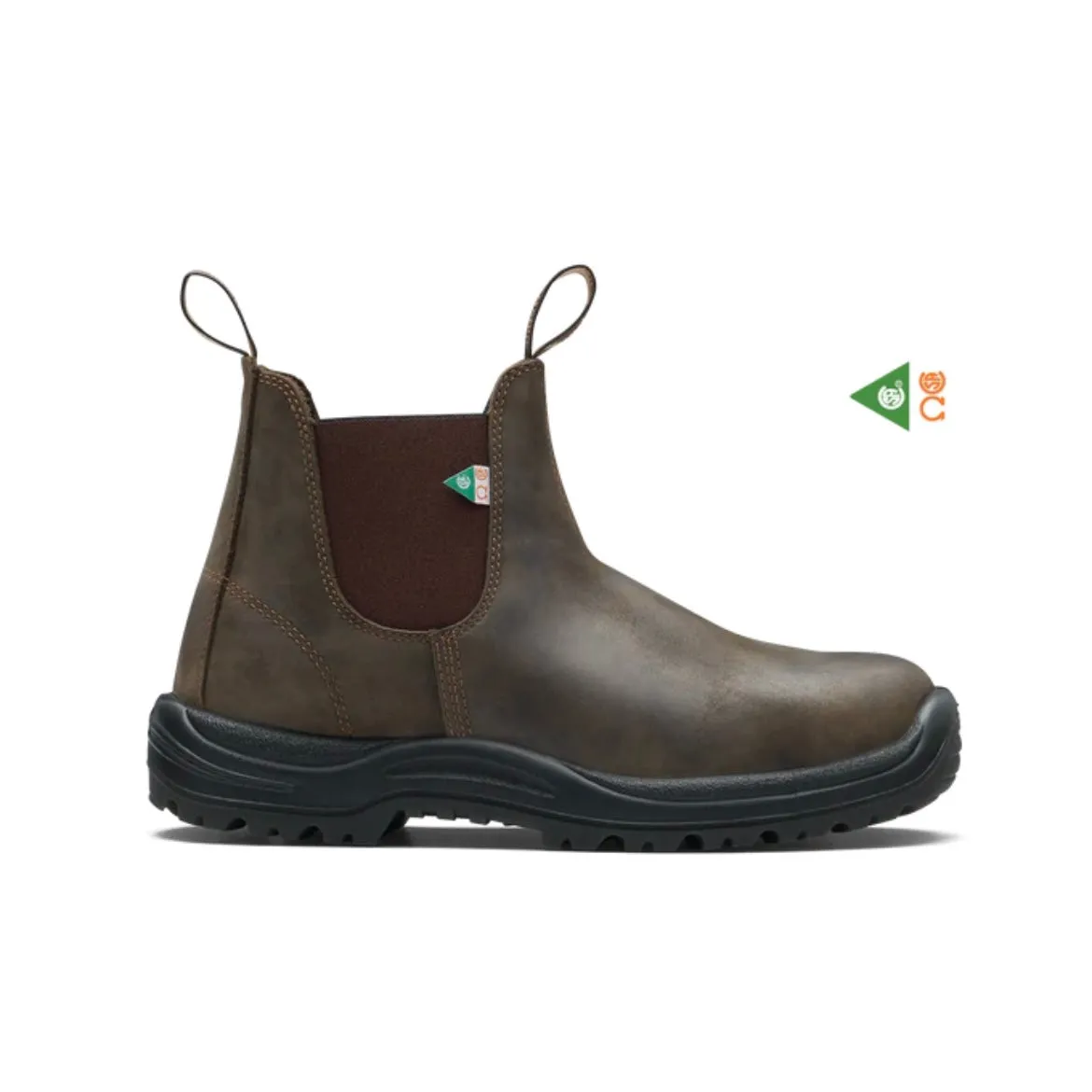Blundstone 180 - Work and Safety Boot Waxy Rustic Brown Outdoor Explore BreathableMesh