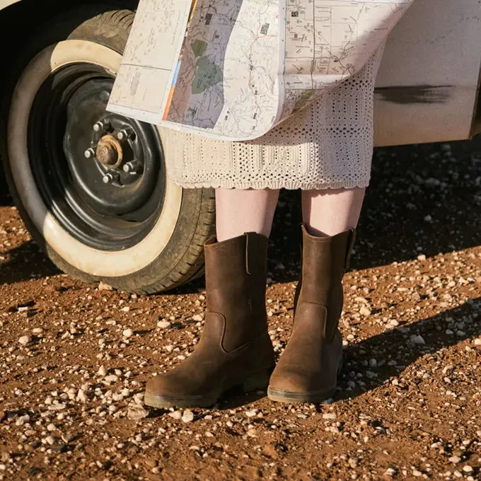 Blundstone 2527 - Originals Rigger Teak Wedge Heel High Quality