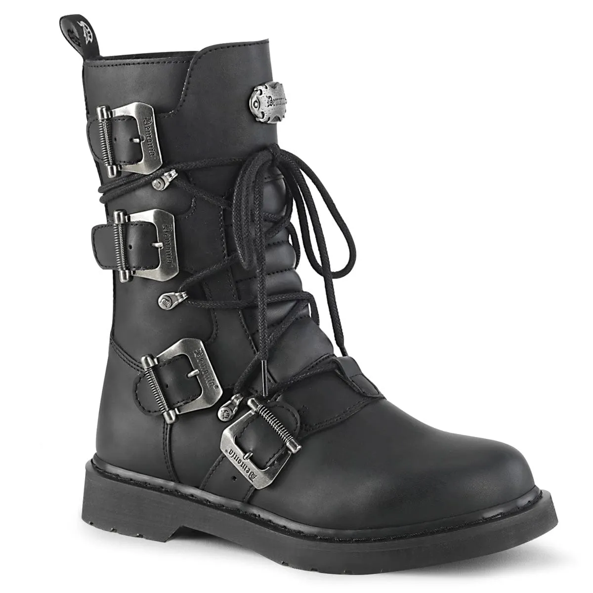 Warm Core Thick Lining BOLT-265 Black Vegan Leather
