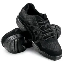 Rockit -- Split-Sole Dancesneaker -- Black Stone Glam Couple Pair