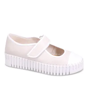 bead - decorated running gear Easy Berit - White/Nougat Tumble