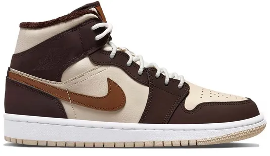 Space Vibe Jordan 1 Mid SE Brown Basalt Oatmeal (W)
