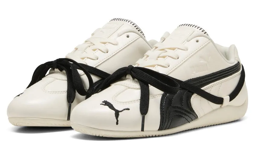 PUMA x ROS?? Speedcat Lea Warm White Black (Women's) Calm Tone Leather Touch