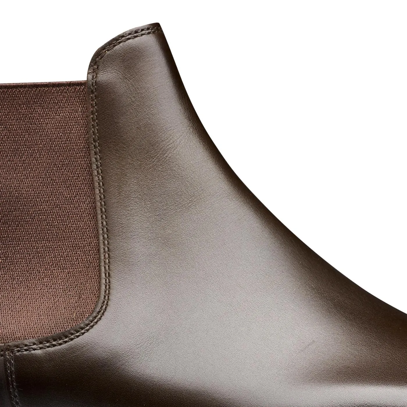 Chelsea 5 Dark Brown Wax Calf Comfortable Heel Counter