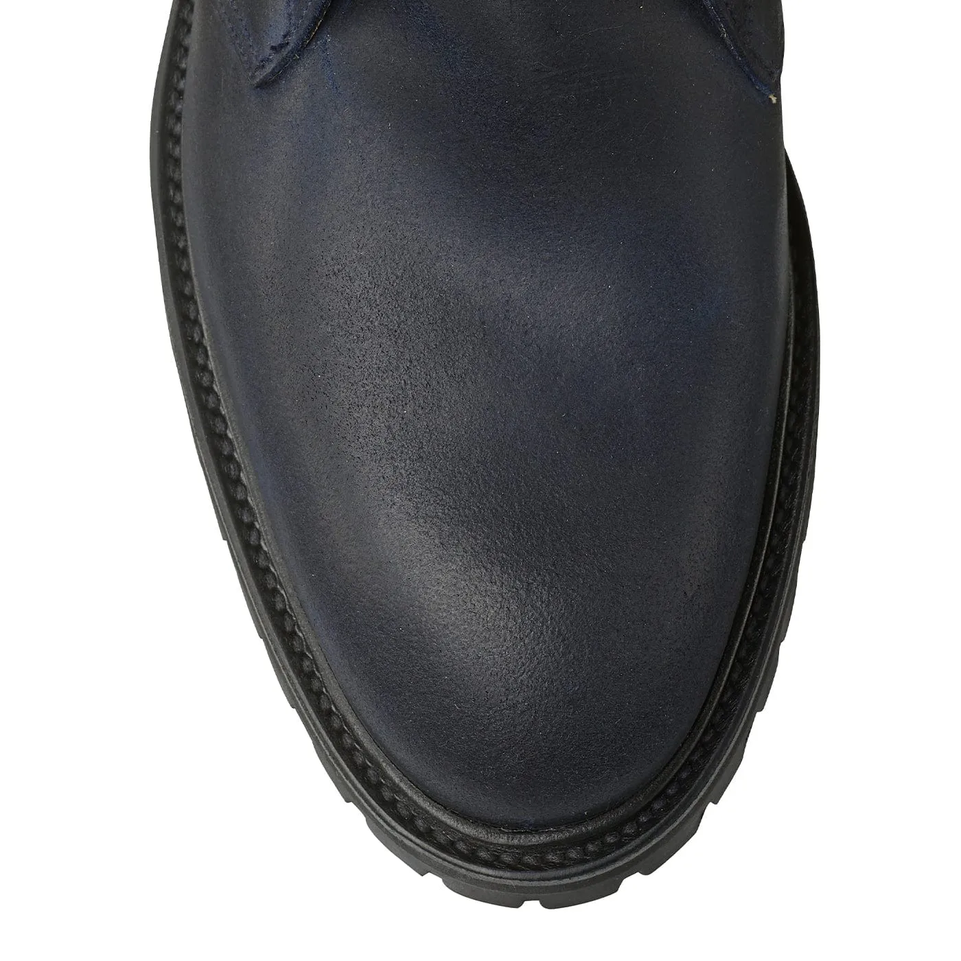 Multi-Purpose Chepstow 4 Navy Rough-Out Suede