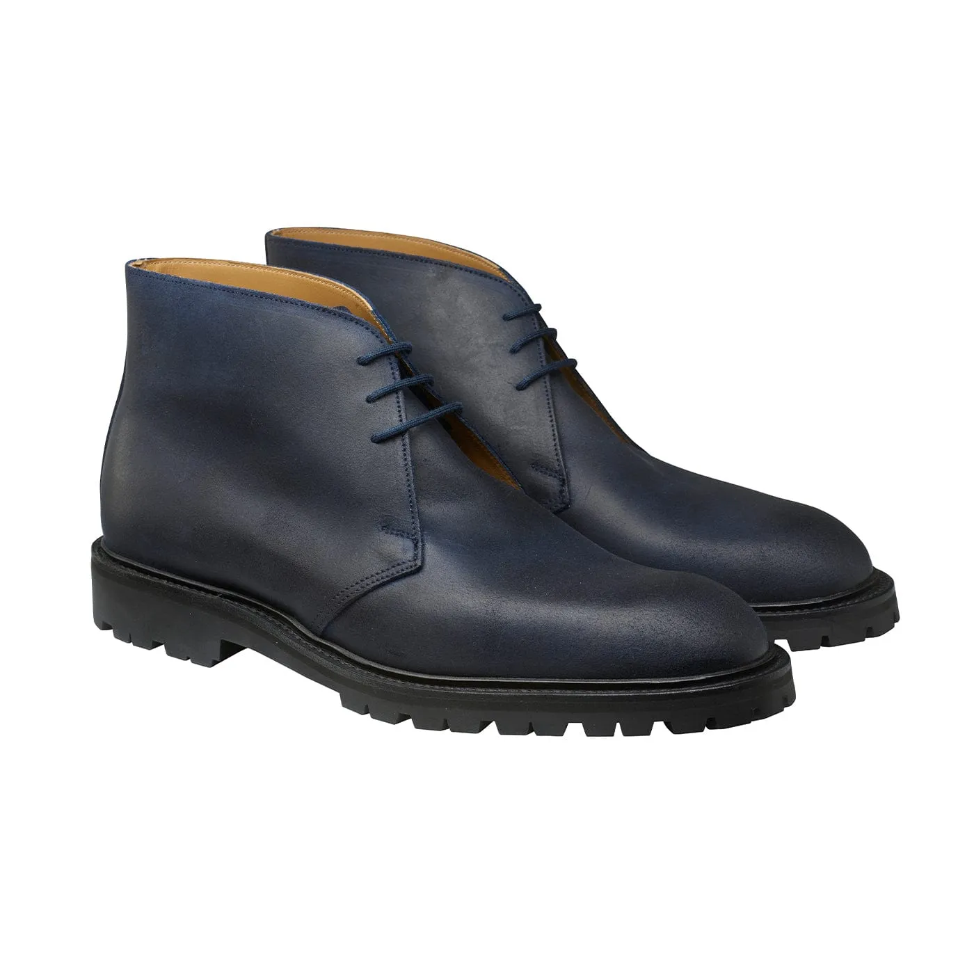 Canvas Lite Slip Block Chepstow 4 Navy Rough-Out Suede