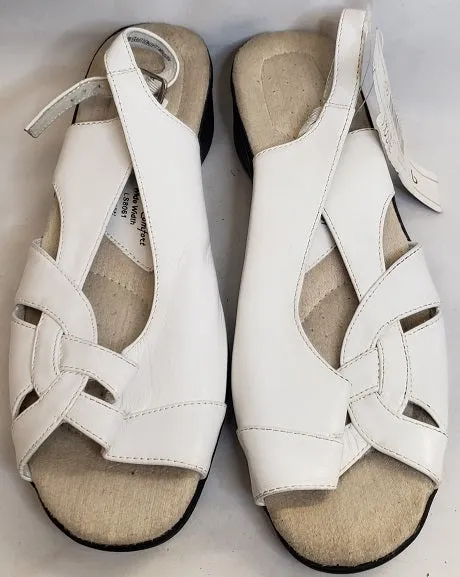 2" Isela -- Women's Wedge Sling Sandal Tropical Leaf