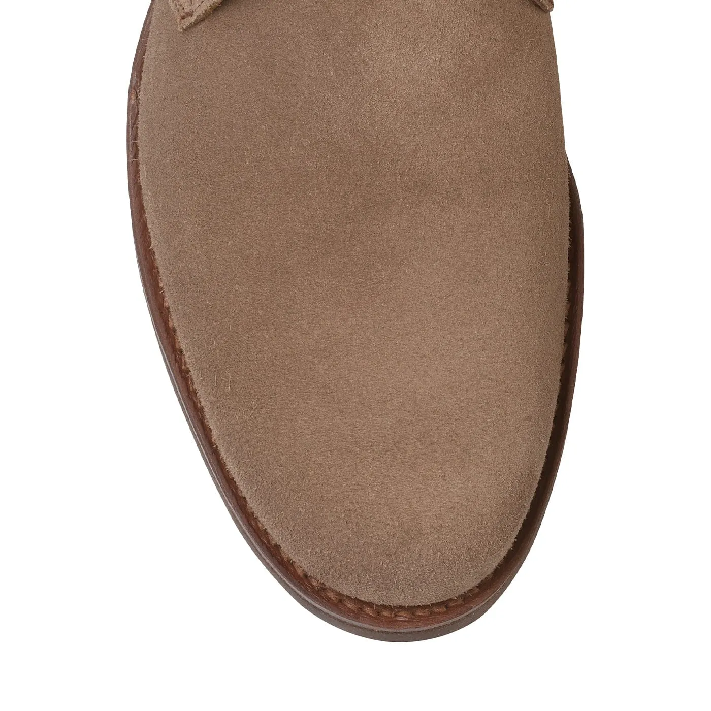 Chukka 4 Taupe Reverse Butt Suede Durable Layer