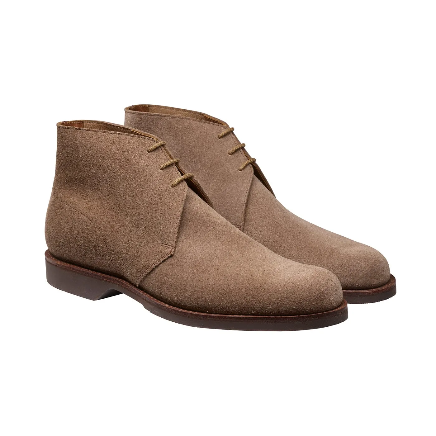 Chukka 4 Taupe Reverse Butt Suede Practical Build