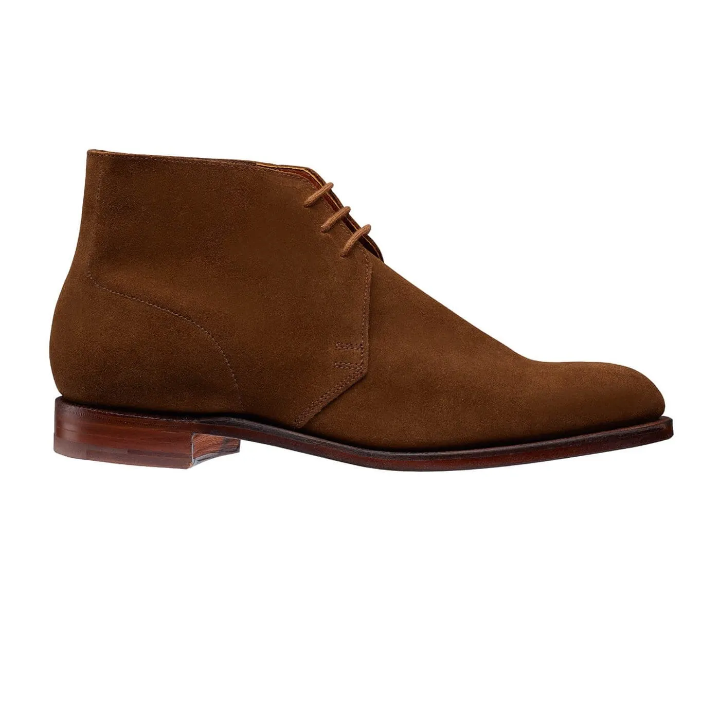 High-Top Style Moisture-wicking Chukka Snuff Suede