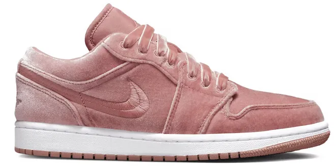 Forest Path Air Jordan 1 Low SE Pink Velvet (W)