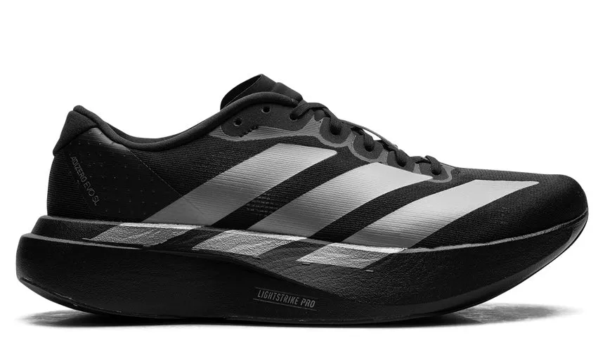 adidas Adizero Evo SL Core Black Iron Metallic (Women's) Elastic