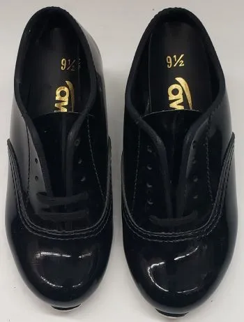 Cleveland -- Boy's Tap Oxford -- Black Patent Comfy Finish
