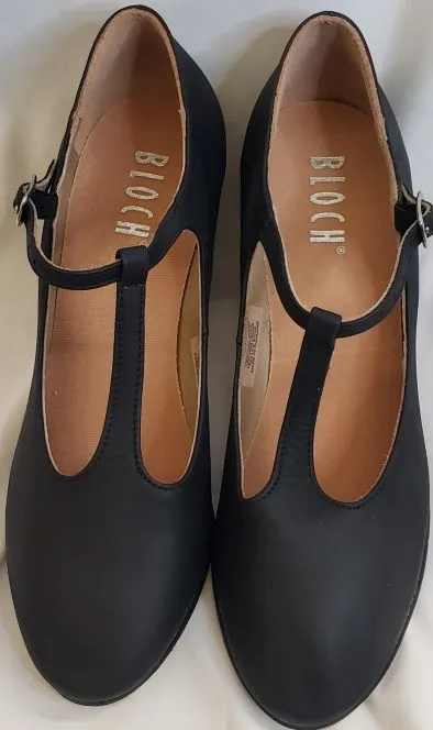 3" Paula -- Women's T-Strap Character Shoe -- Black Rubber Outsole Night Glow