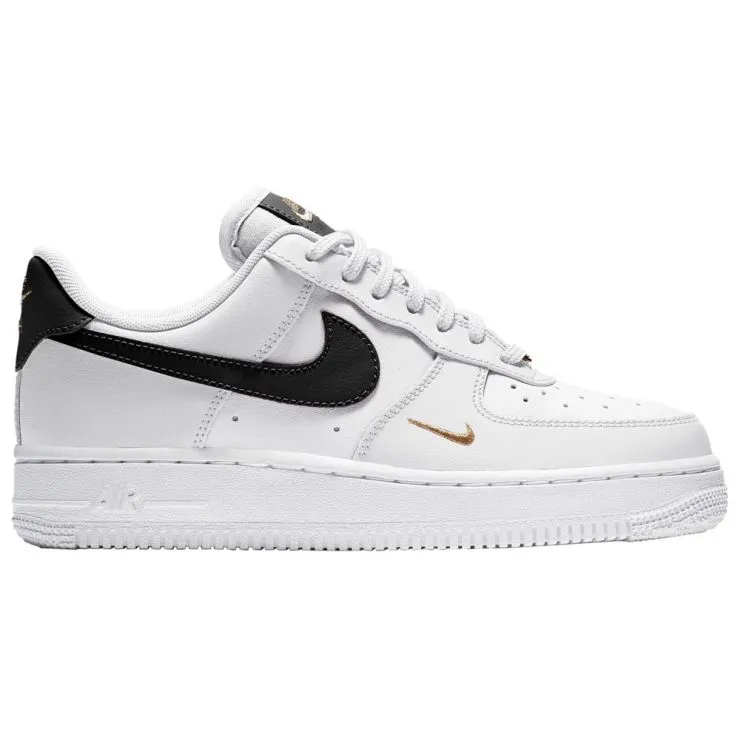 Nike Air Force 1 '07 Ess White Black Soft Lightweight Form Rainy Day