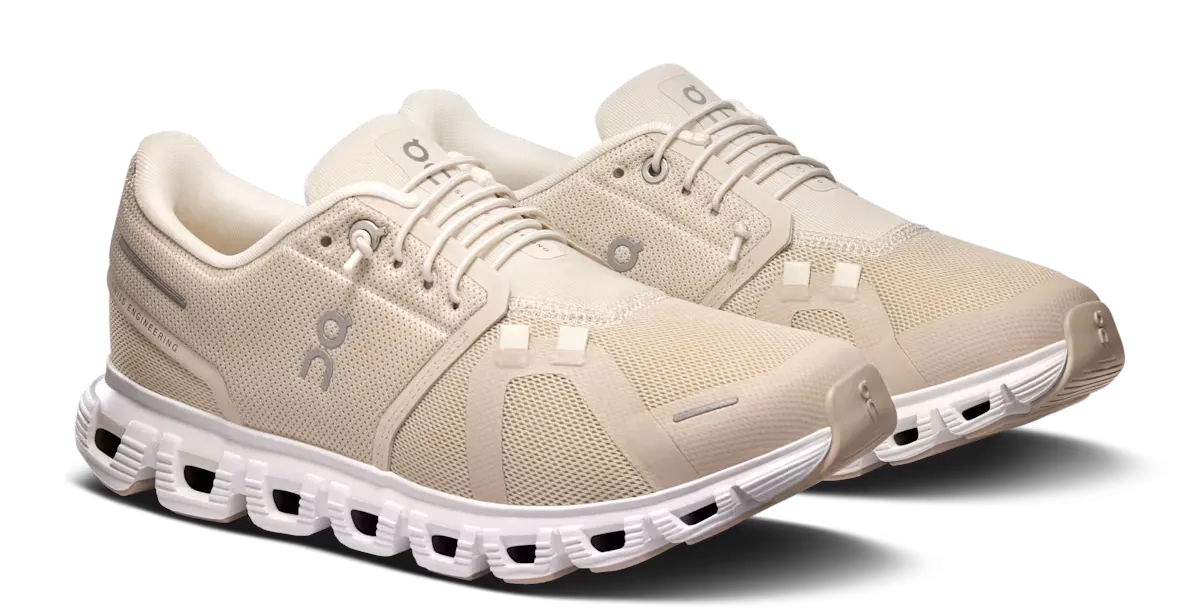 Airy Design night walk On Running Cloud 6 Pearl White (Women's)