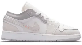 Jordan 1 Low Inside Out Cream White Light Grey (GS) Office Cool