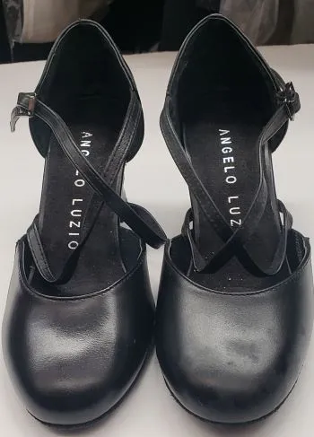 Flexibility Feature 2.5" Sarah -- X-Strap Closed Toe Ballroom Shoe