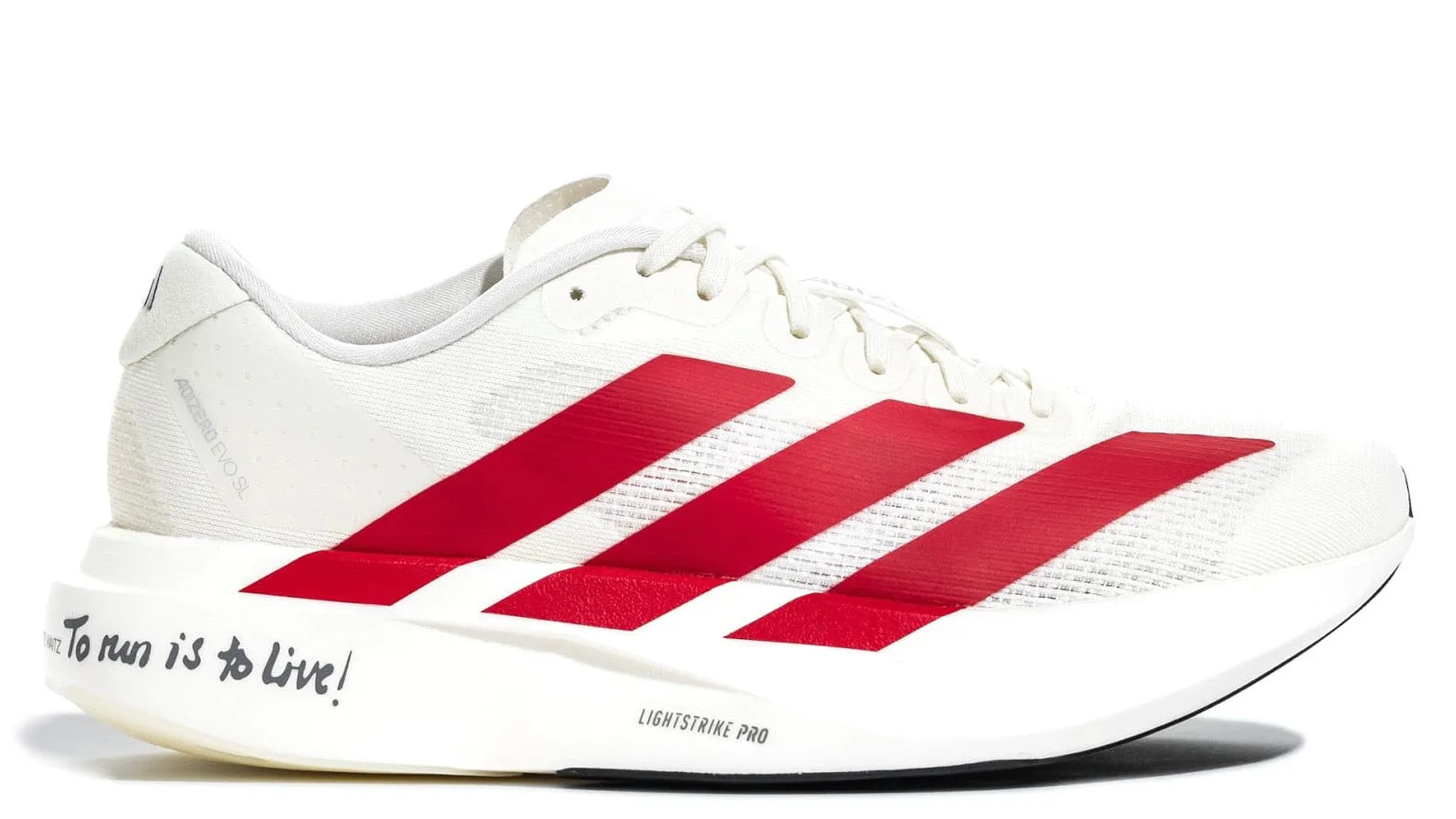 adidas Adizero EVO SL Off White Better Scarlet (Women??s) Style Pop