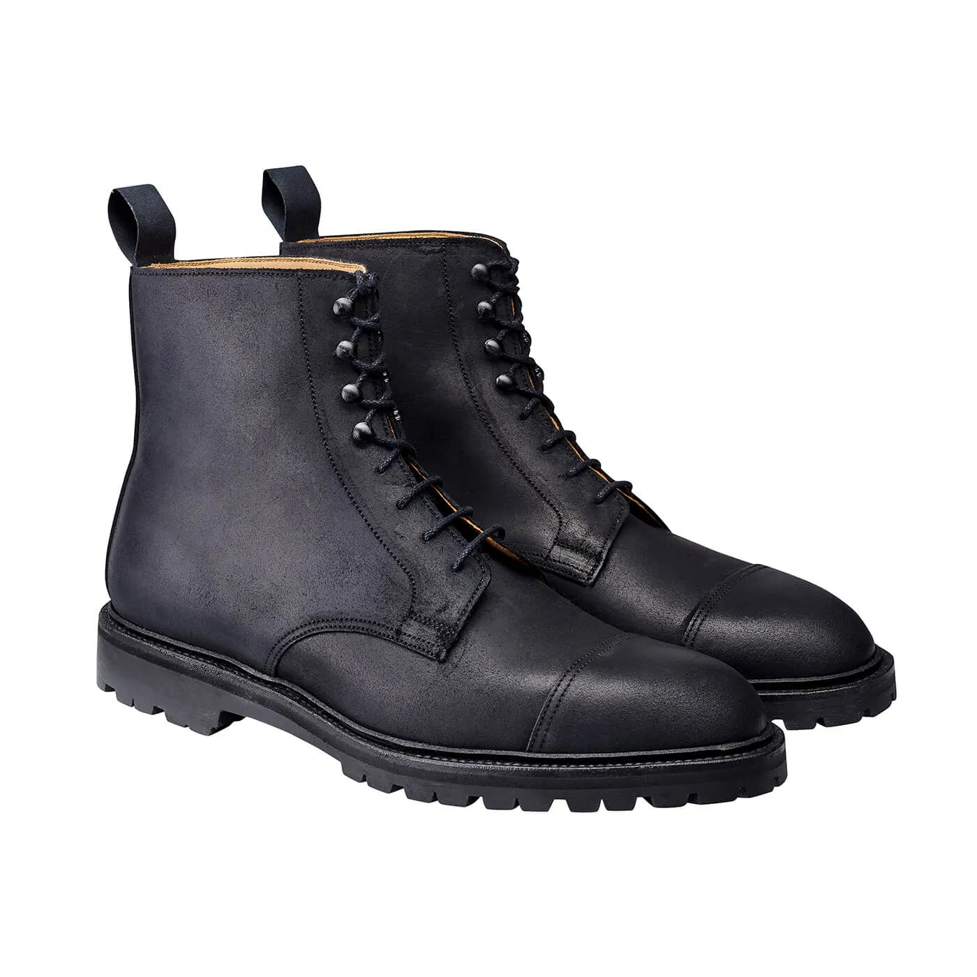 Deep Freeze Coniston Black Rough-Out Suede