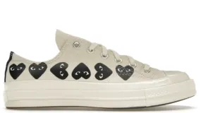 Soft Material Converse Chuck Taylor All Star 70 Ox Comme des Garcons PLAY Multi-Heart Milk